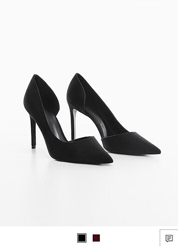 Mango siyah stiletto
