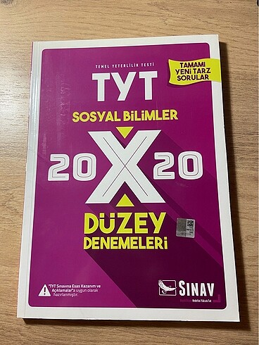 TYT SOSYAL DENEME SINAV YAYINLARI