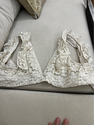 Bride serisi Dantelli bikini üstü