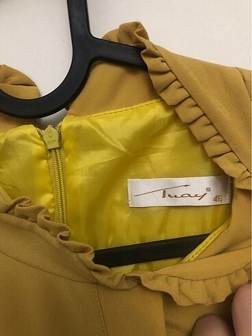 Hardal abiye elbise - Görsel 5