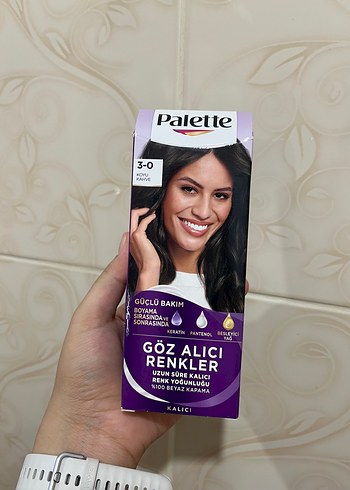 Palette Kalıcı Saç Boyası 3-0 Koyu Kahve