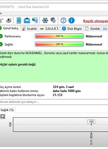 500 GB taşınabilir hardisk sıfır kutusunda 