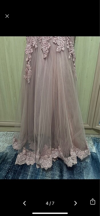 Manu Atelier PUDRA GECE ELBİSESİ