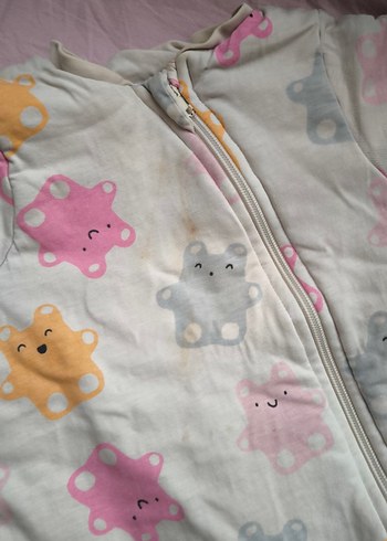 Nakışlı Pastel Desenli Çocuk Uyku Tulumu - Görsel 2