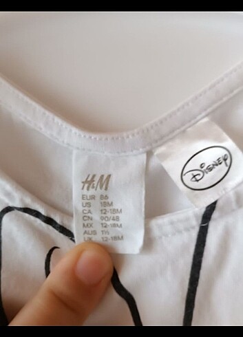 H&M Kız bebek tişört 
