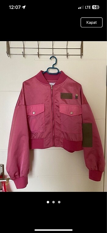 TWİST PEMBE BOMBER CEKET