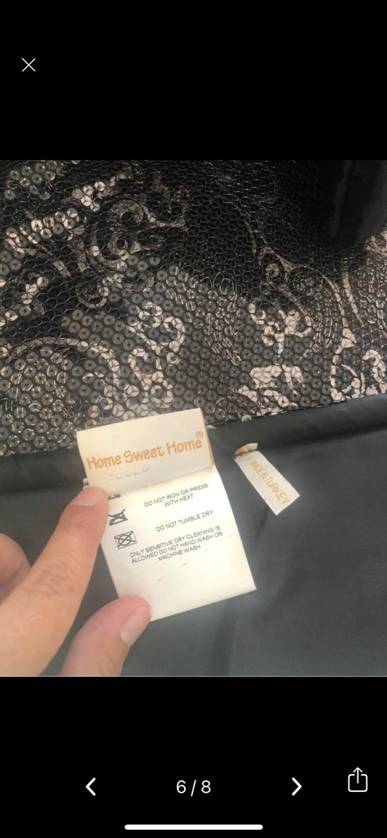 Siyah Yılan Desenli Yatak Örtüsü - Görsel 2