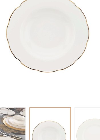 Kütahya porselen bone olympos 83 parça 12 kişilik yemek takımı - Görsel 3