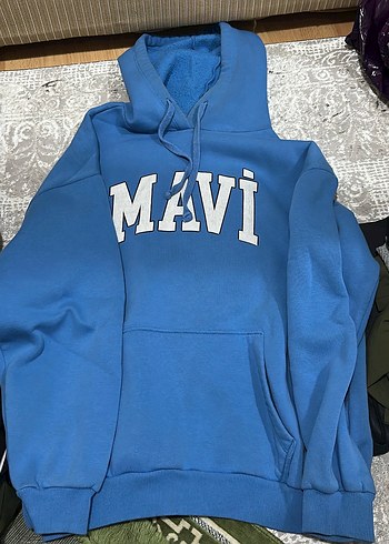 Mavi marka Kapüşonlu Sweatshirt