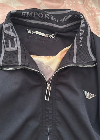 s Beden Siyah Fermuarlı erkek Spor Ceket