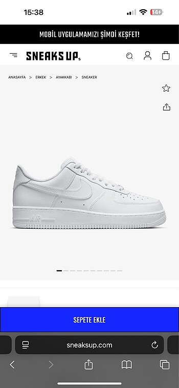 Nike Kadın 39 numara nıke air force