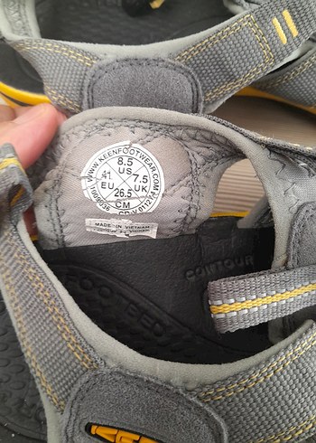Gri Erkek Spor Sandalet Keen Bantlı 41 - Görsel 4