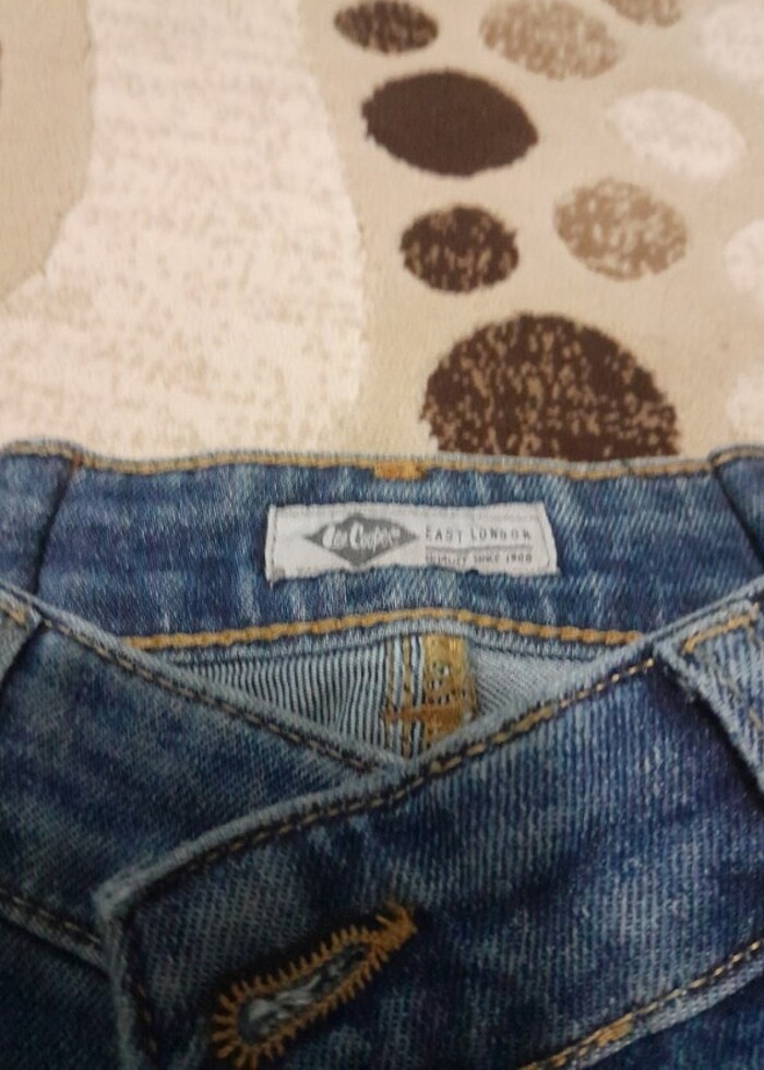 Lee Copper 29-29 kot pantolon mavi renk  - Görsel 3