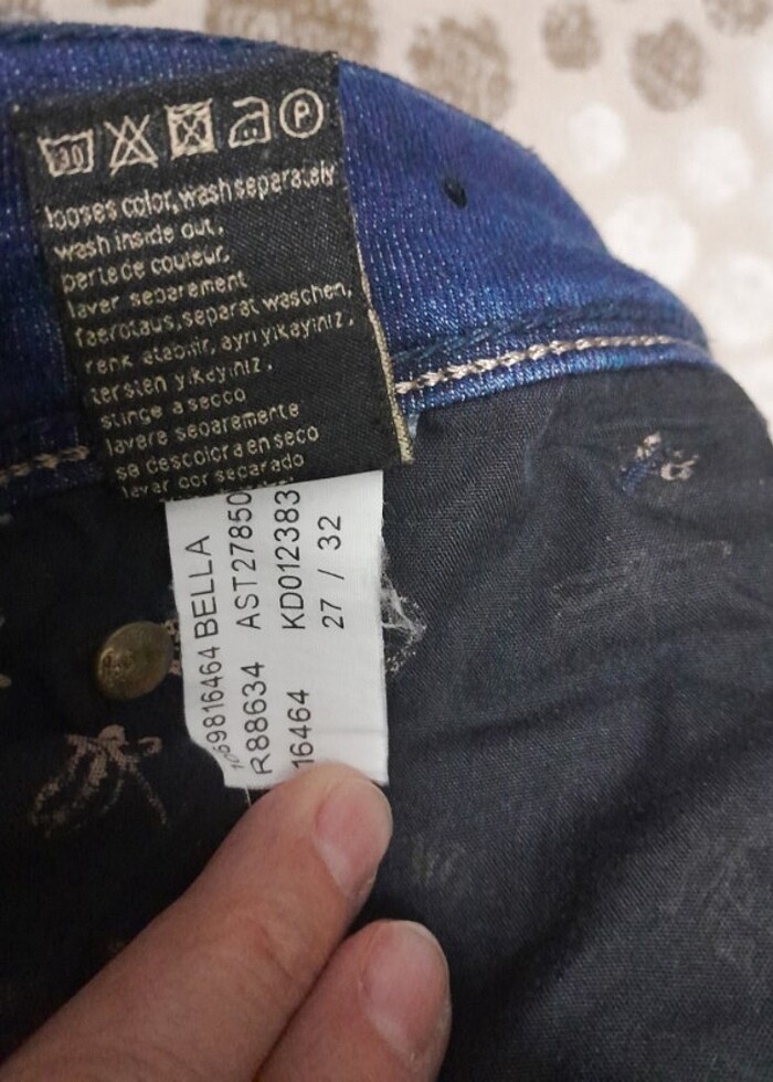 Mavi Pantolon 27-32 beden  - Görsel 2