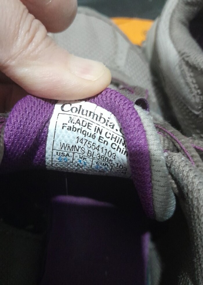 Columbia 37,5 ayakkabı küçük bir defosu var  - Görsel 5