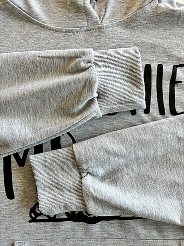 m Beden gri Renk French Mom Hoodie
