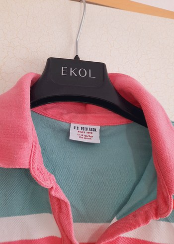 U.S Polo Assn. Kız Çocuk Renkli Kolsuz Polo Elbise
