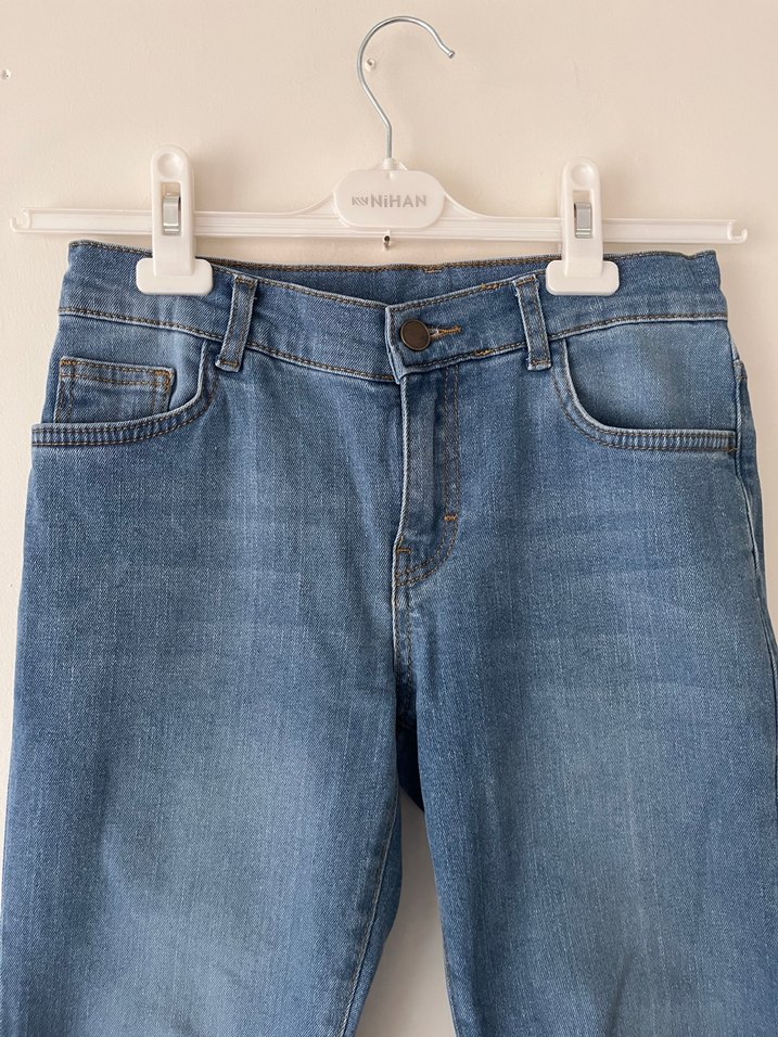 Mavi Erkek Çocuk Denim Pantolon - Görsel 3