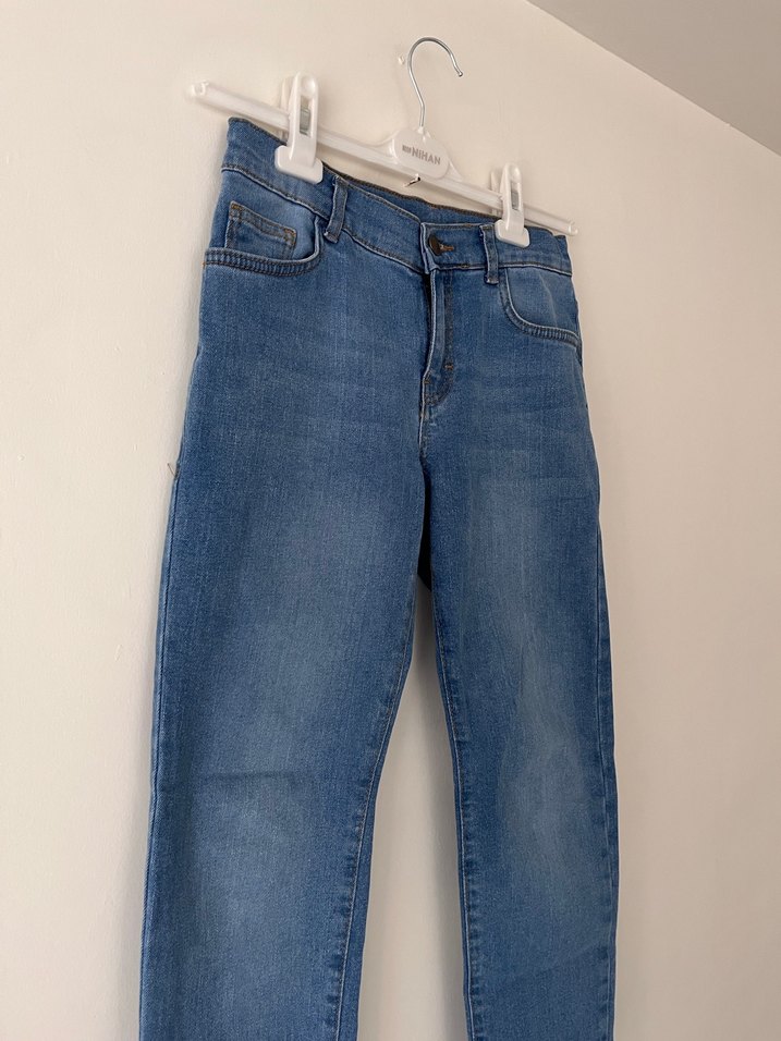 Mavi Erkek Çocuk Denim Pantolon - Görsel 2