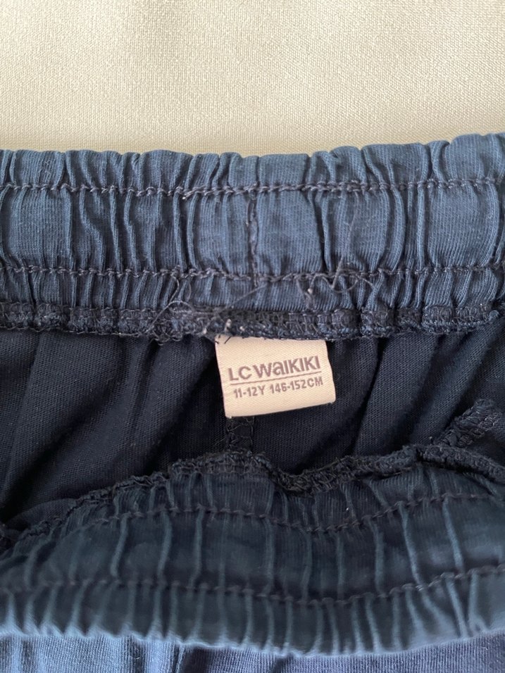 Lacivert Erkek Çocuk Rahat Kesim Şort - Görsel 5