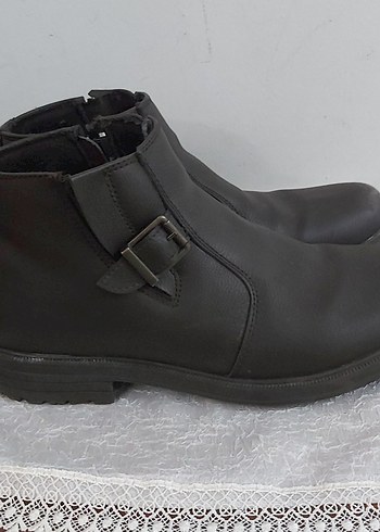 Kahverengi Tokalı Erkek Biker Botu - Görsel 2