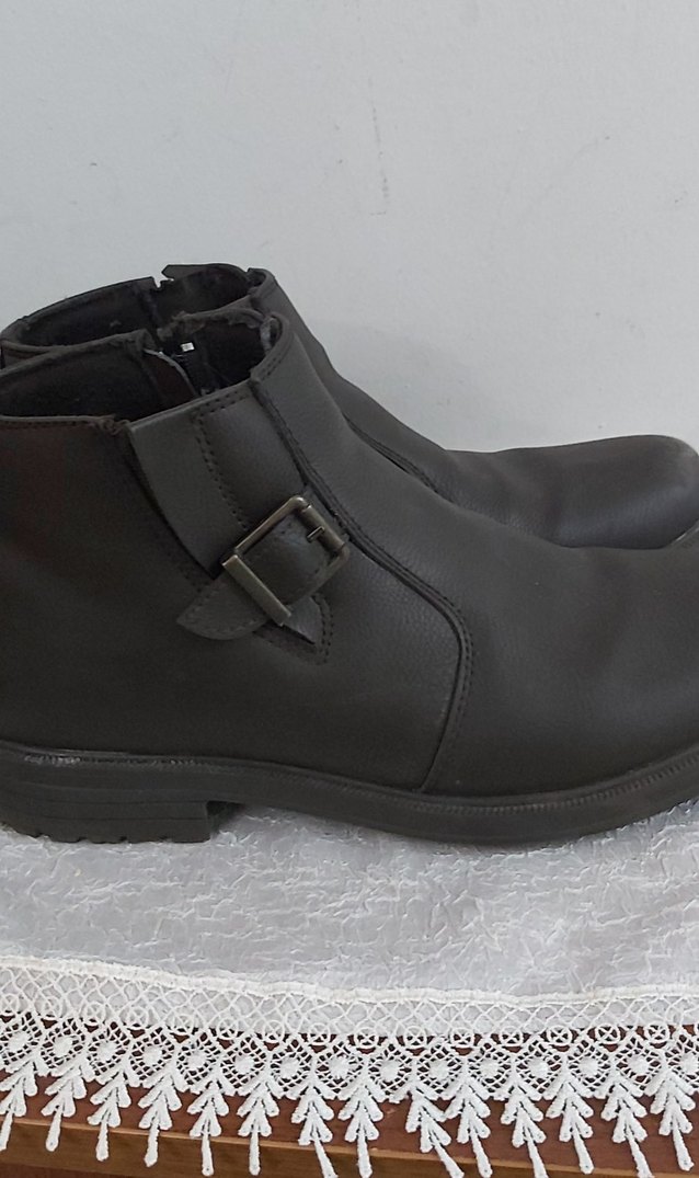 Kahverengi Tokalı Erkek Biker Botu - Görsel 2