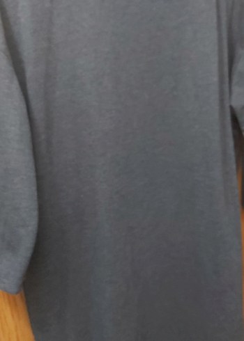 Gri Yüksek Yakalı Tunik - Görsel 2