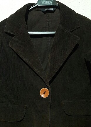 s Beden Vintage Kadife Ceket 