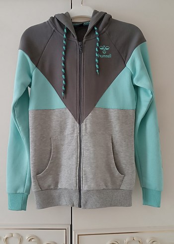 Hummel Kadın Gri Fermuarlı Sweatshirt