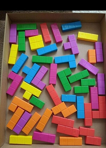Tetris Jenga bloklar