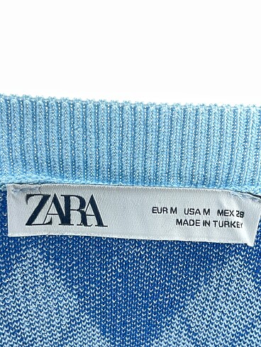 m Beden mavi Renk Zara Triko Elbise %70 İndirimli.