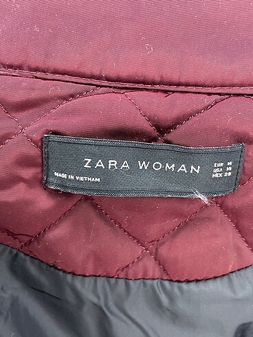 m Beden bordo Renk Zara Mont %70 İndirimli.