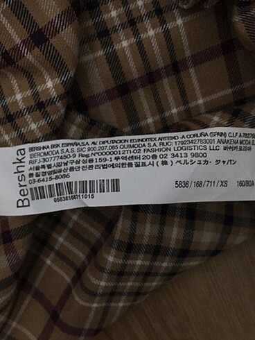 xs Beden Bershka Bluz