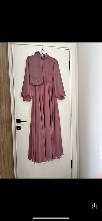 Tesettür abiye şalıyla birlikte - Görsel 4