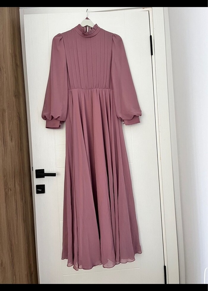 Tesettür abiye şalıyla birlikte - Görsel 2