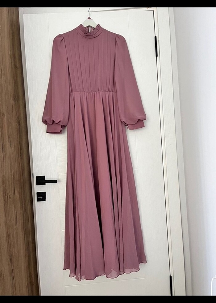 Tesettür abiye şalıyla birlikte - Görsel 3