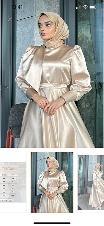 Diğer Saten abiye