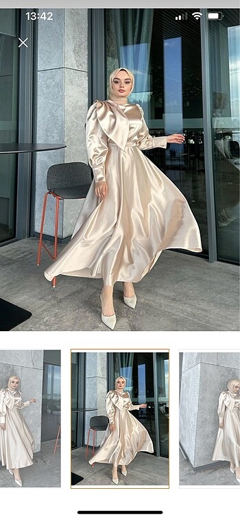 Saten abiye - Görsel 6