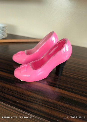 Pembe Tokalı Kız Çocuk Babet Ayakkabı - Görsel 2