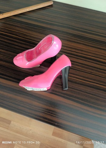 Pembe Tokalı Kız Çocuk Babet Ayakkabı - Görsel 4