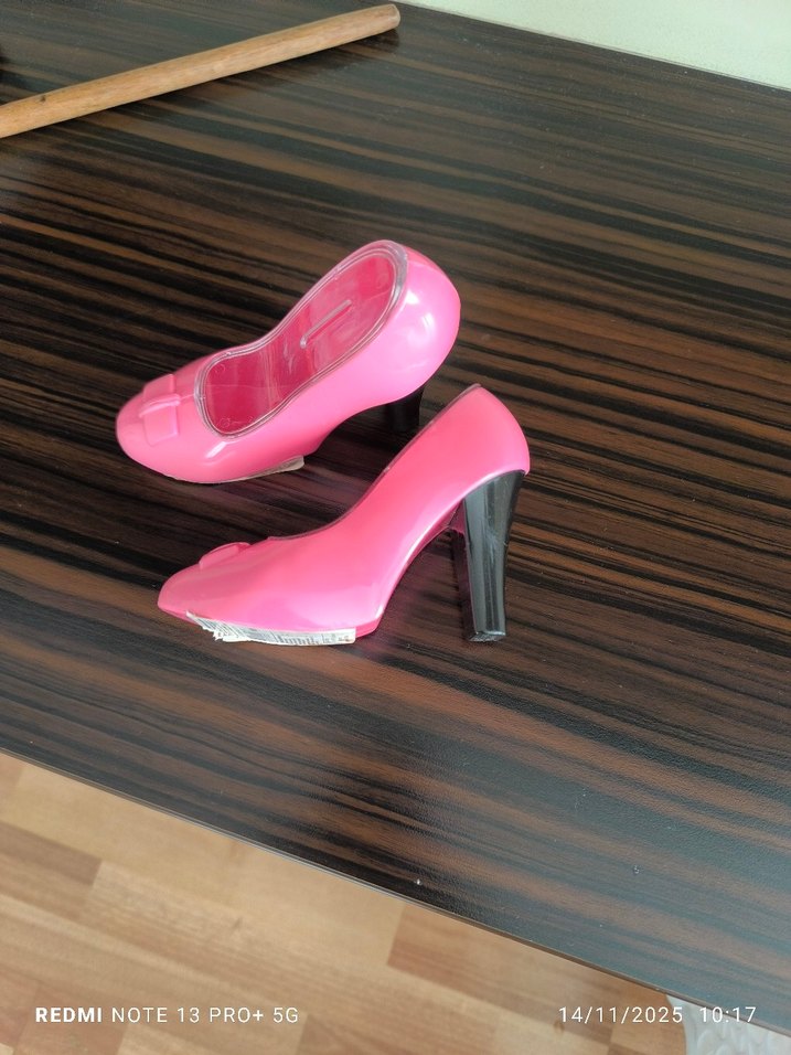 Pembe Tokalı Kız Çocuk Babet Ayakkabı - Görsel 3