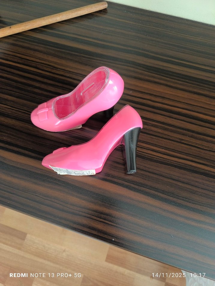 Pembe Tokalı Kız Çocuk Babet Ayakkabı - Görsel 4