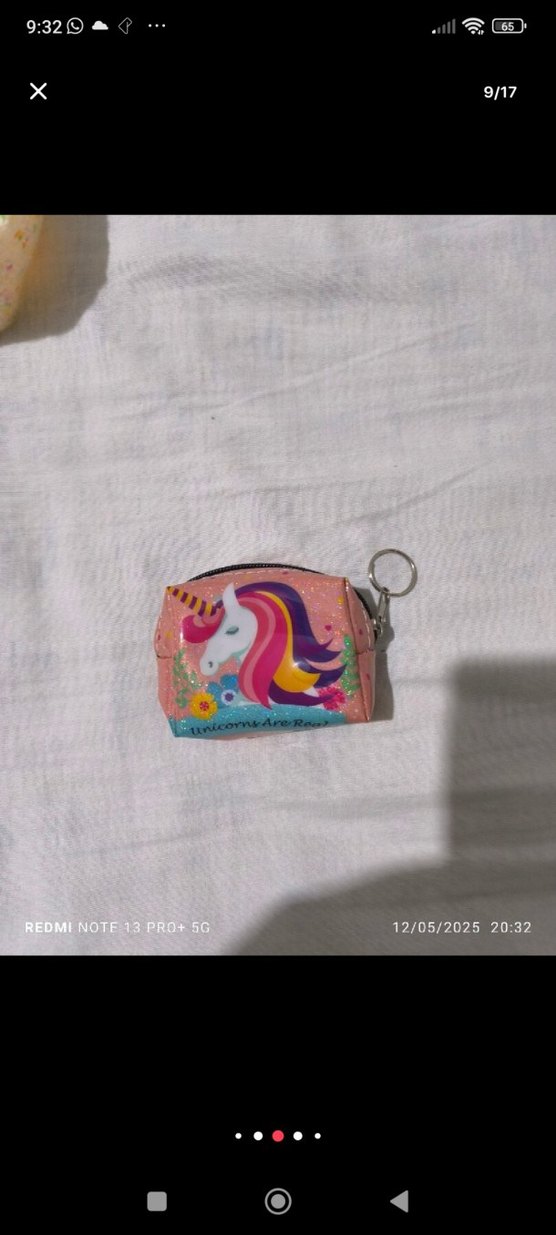 Renkli Fermuarlı Çocuk Cüzdanı - Görsel 2