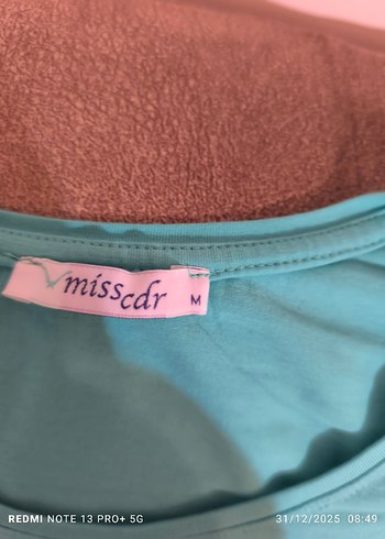 Turkuaz Baskılı Kısa Kollu tşört - Görsel 2