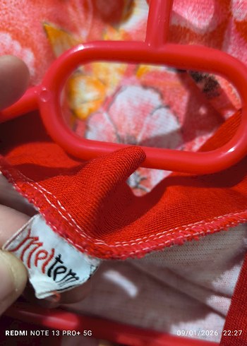 Bohem Tarzı Uzun Kırmızı Bağcıklı Kadın Sabahlık - Görsel 5