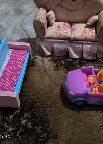 Pastel Pembe Çocuk Oyun Mobilya Seti - Görsel 5