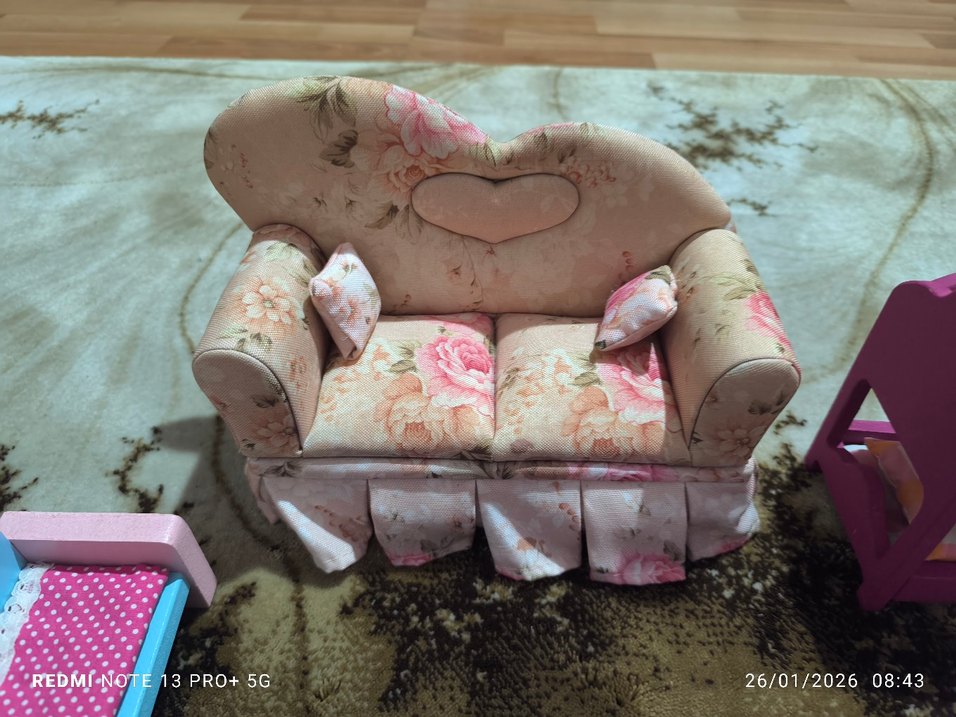 Pastel Pembe Çocuk Oyun Mobilya Seti - Görsel 2