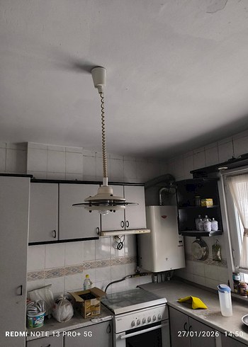 Bej ve Gri Tavan Lambası - Görsel 2