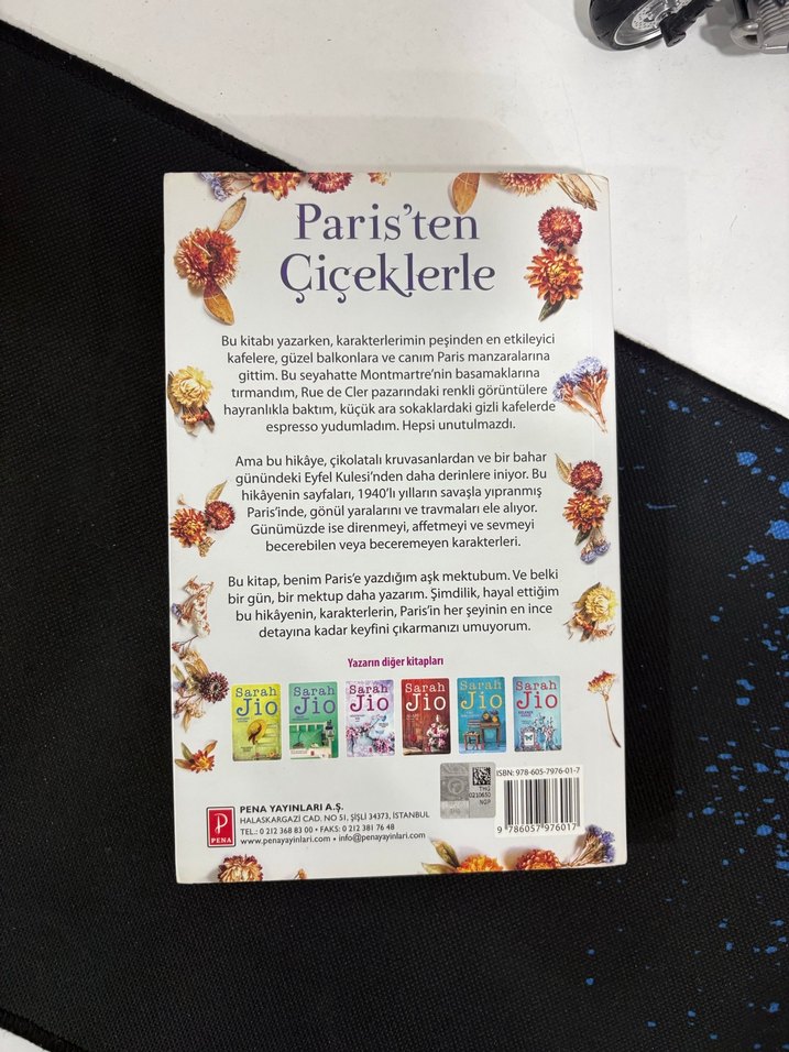 Sarah Jio - Paris'ten Çiçeklerle Roman - Görsel 2