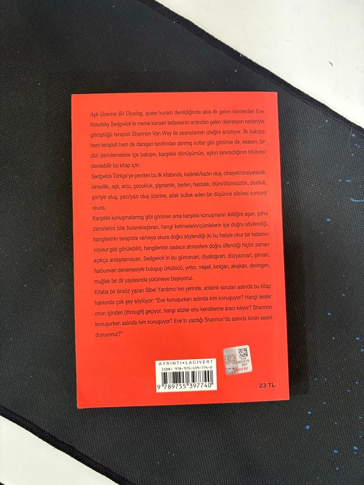 Aşk Üzerine Bir Diyalog - Eve Kosofsky Sedgwick - Görsel 2